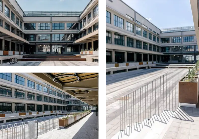 Pragovka - areál, budova zvenku